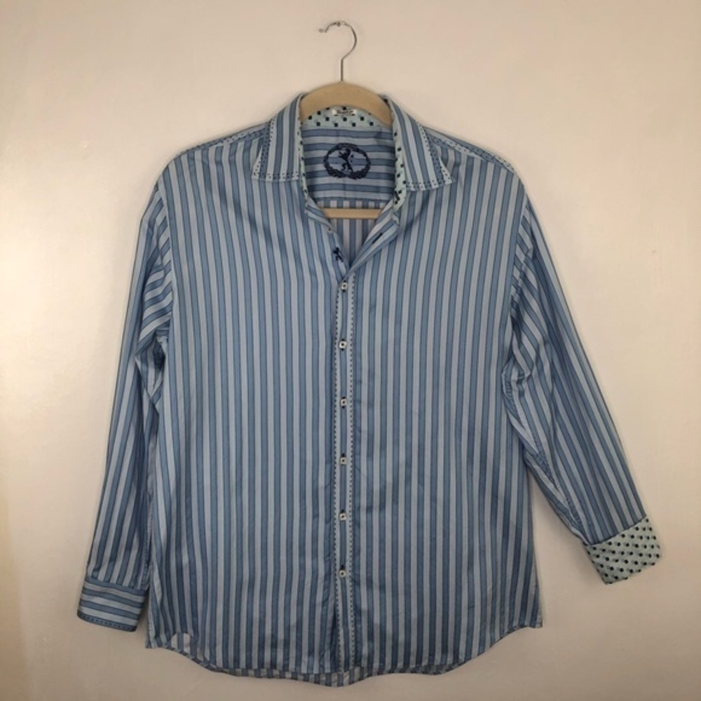 Bugatchi Striped Flip Cuff Button Down
